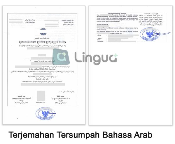 Terjemahan Resmi Bahasa Arab